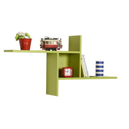 Hanah Home Raf-04-Yy-1 Estantería de Pared Verde 100x50x18 cm